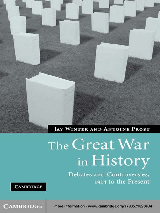 Title details for The Great War in History by Jay Winter - Available